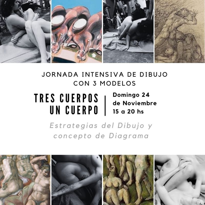 Jornada intensiva de Dibujo ::TRES CUERPOS, UN CUERPO