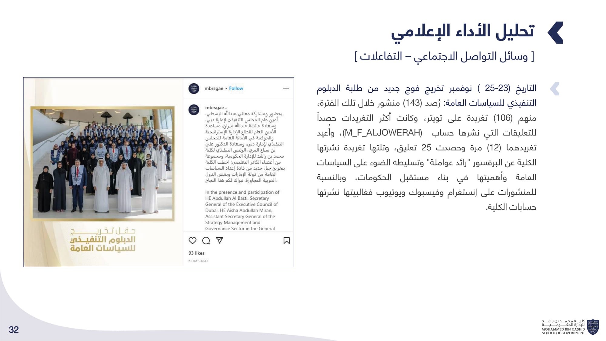 الحصاد الإعلامي _ كلية محمد بن راشد للإدارة الحكومية