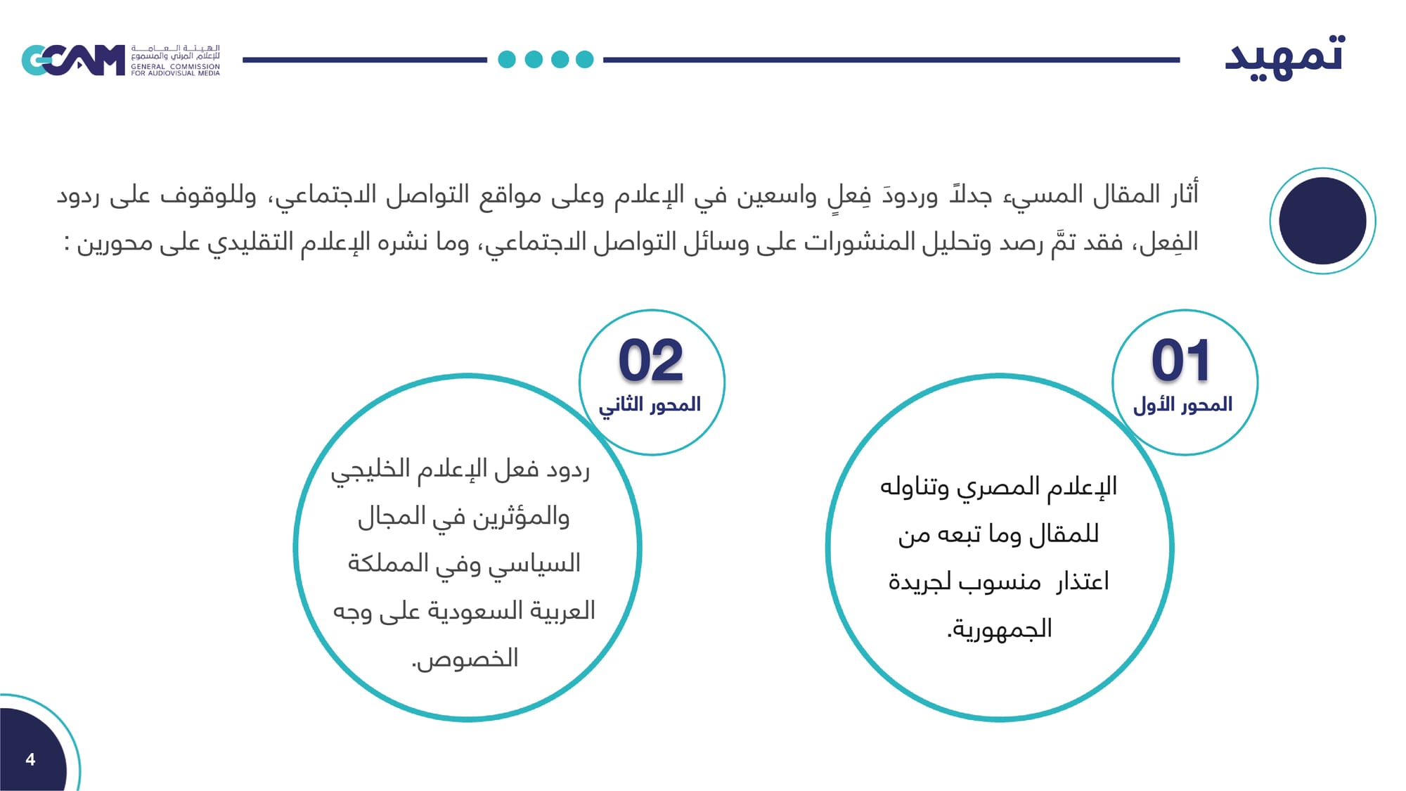 تقرير تحليل ردود الفعل حول مقال رئيس تحرير جريدة الجمهورية _2023