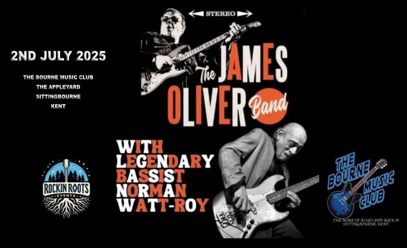 JAMES OLIVER BAND - 2ND JULY 2025