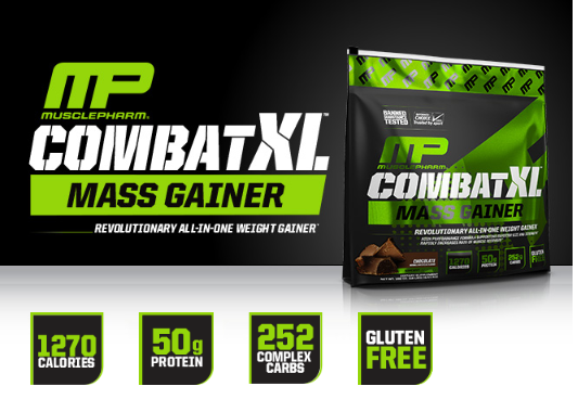 מאסל פארם קומבט XL גיינר - Muscle Pharm Combat XL Mass Gainer