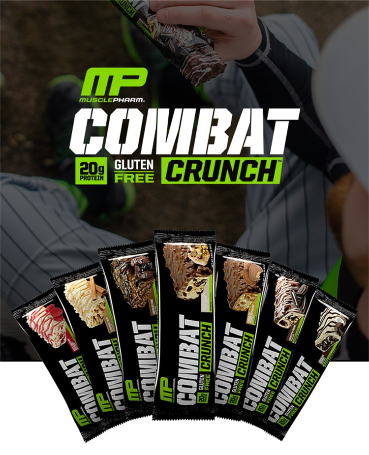 חטיף חלבון קומבט קראנצ' מאסל פארם | MusclePharm COMBAT CRUNCH Protein Bar