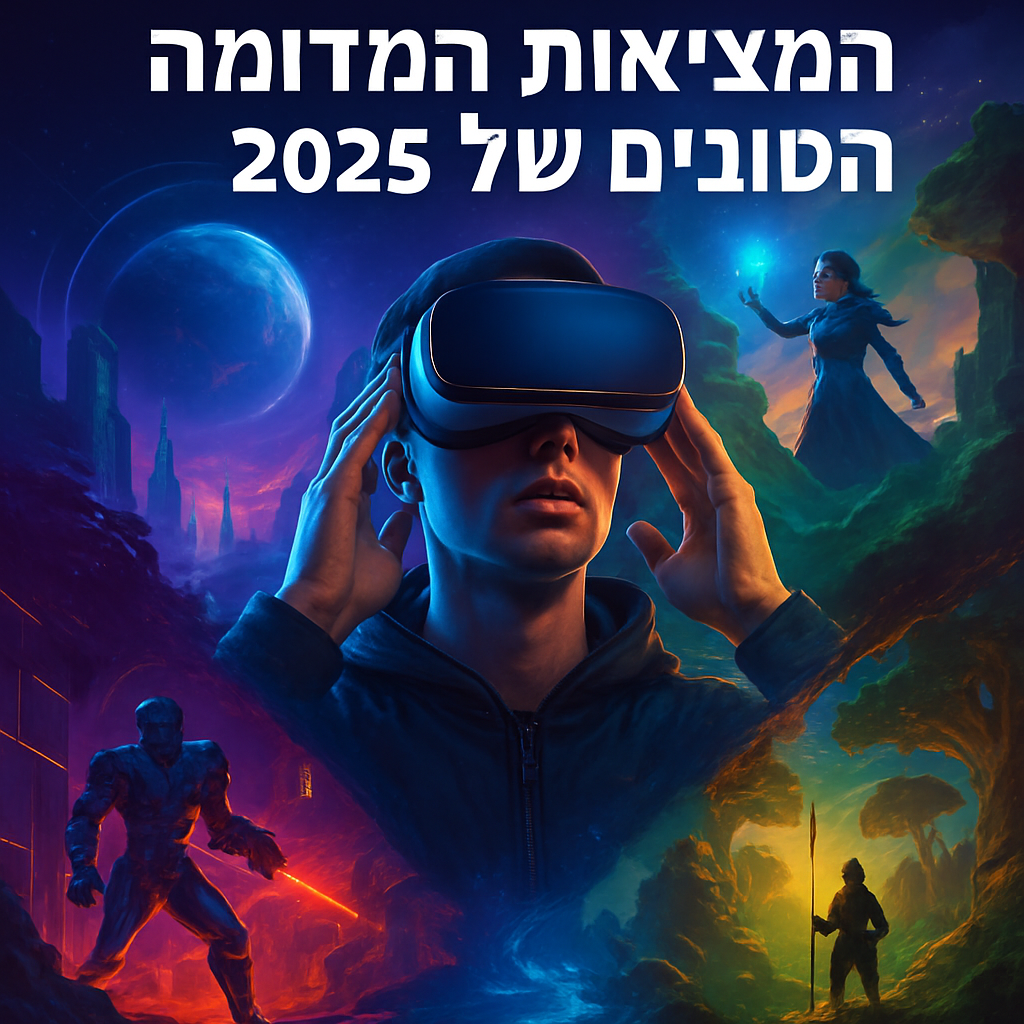 משחקי המציאות המדומה הטובים של 2025: החוויות שאתם חייבים לנסות השנה