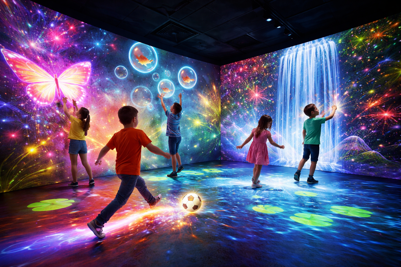 🎯 חדר אינטראקטיבי 360° – העתיד של חוויות דיגיטליות כבר כאן