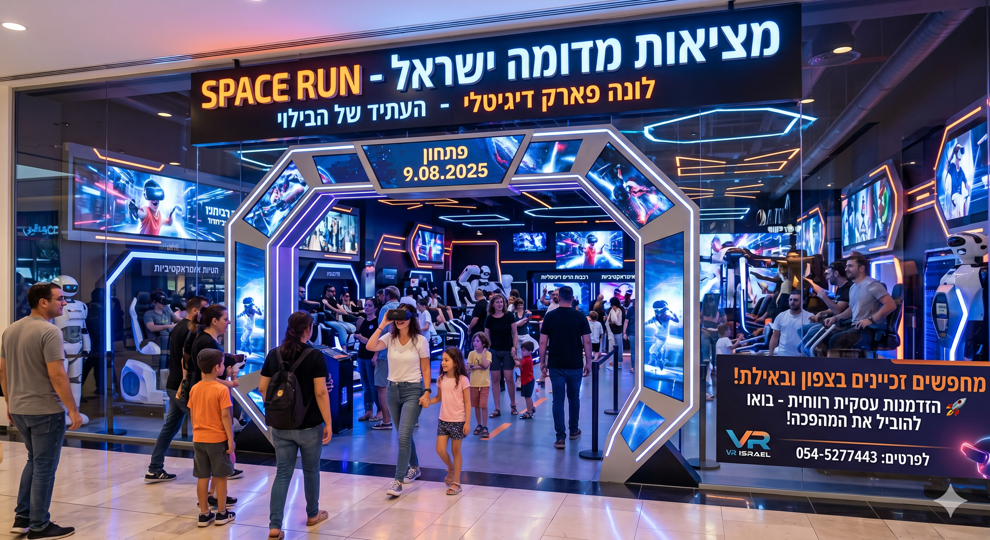 העתיד כבר כאן, והוא רווחי מתמיד: רשת "מציאות מדומה ישראל" מתרחבת – הזדמנות לזכיינות בצפון ובאילת