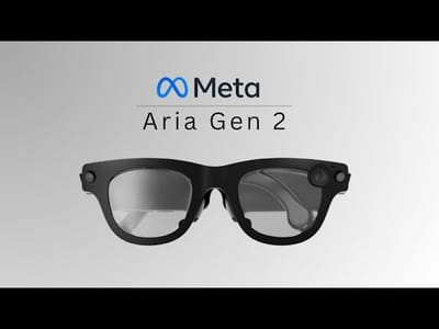 Meta Aria Gen 2 – הצצה לעתיד המציאות המעורבת