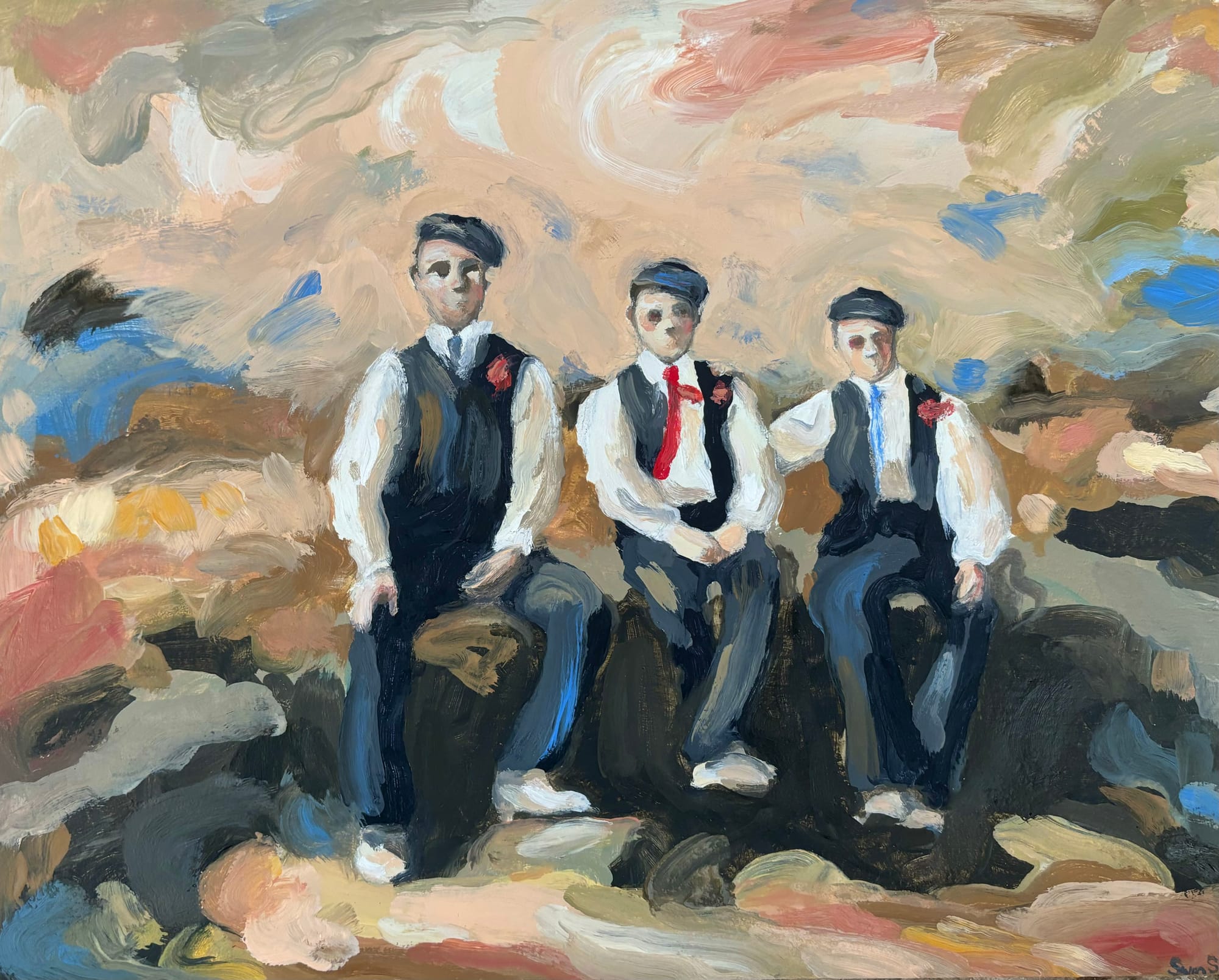 Trois hommes n°1