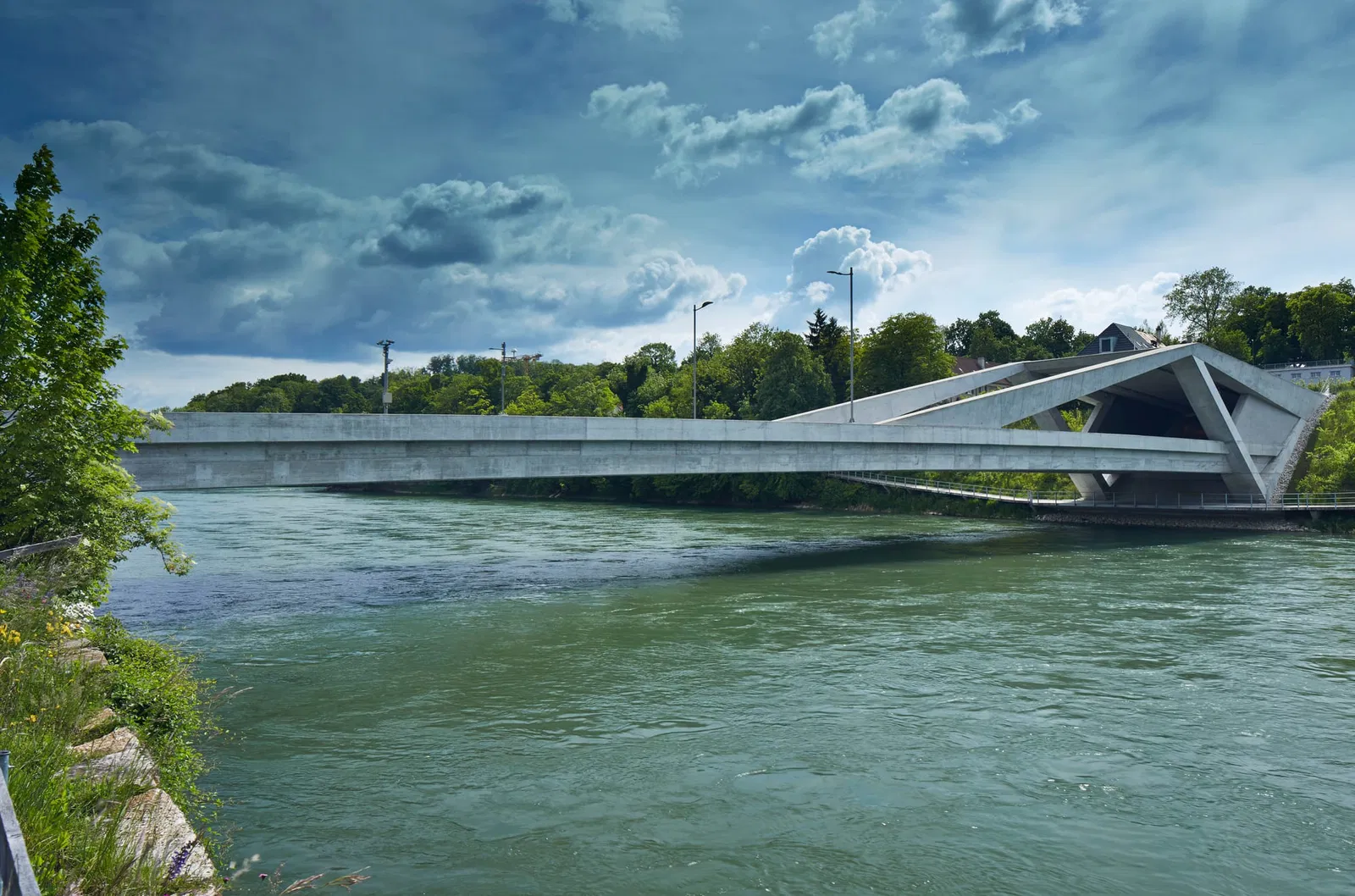 Grenzen überwinden - Aarebrücke, Olten (SO) Schweiz