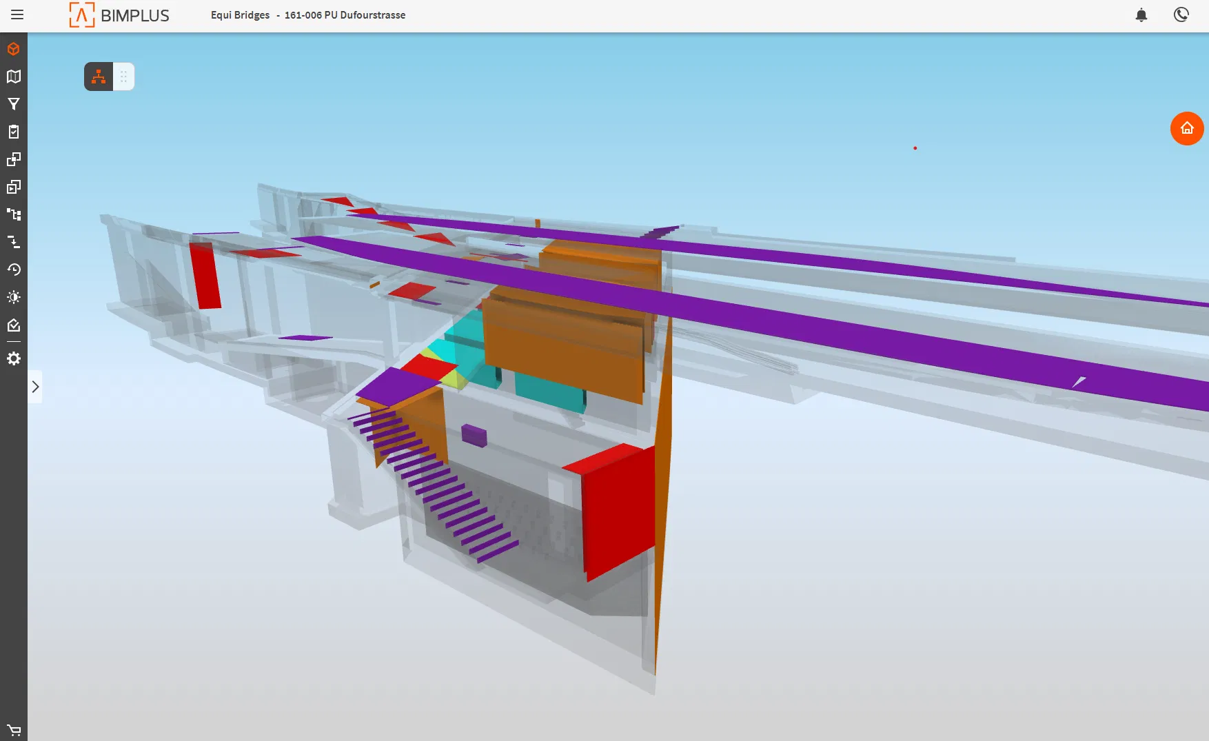 3D-Schadenmodell mit Bestand CDE-Plattform BIMPLUS