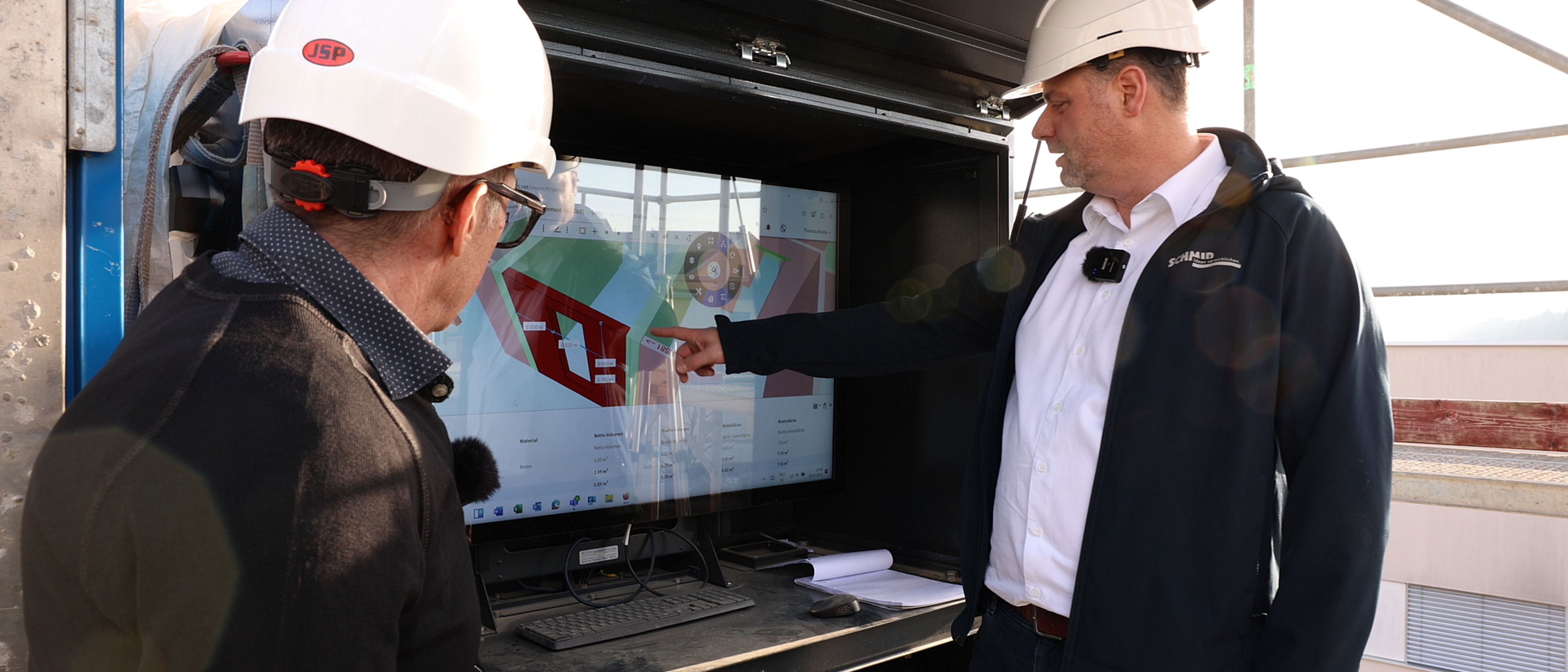 3D-Modell in der Bauausführung mit dem digitalen Planhaus und der CDE-Plattform BIMPLUS © Foto: ALLPLAN Schweiz AG