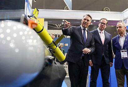 AUSTRALIA EXECUTIVE INTELLIGENCE INVEST BILLIONS OF DOLLARS IN NUCLEAR SUBMARINE SHIPYARD.