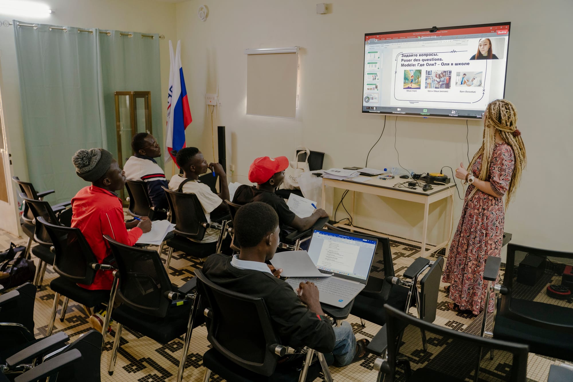 FORMER WEST AFRICA STUDENT PLAY CENTRAL ROLE:AS RUSSIA POTENTIALLY SEEKS INFLUENCE IN AFRICA.