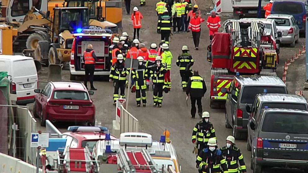 ALLEDGED 20,500 PEOPLE EVACUATED FROM COLOGNE CITY,GERMANY;AFTER BOMB DISPOSAL EXPERTS PREPARED TO DEFUSE THREE UNEXPLODED WORLD WAR II BOMBS FOUND.