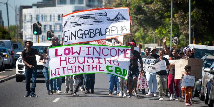 DECADES AFTER APARTHEID ENDED,MANY CAPETONIANS STRUGGLED TO FIND AFFORDABLE DOMESTIC HOUSING,AND SOME ARE OCCUPYING ABANDONED BUILDINGS;INDIGENS POTENTIALLY FIGHT TO GET THEIR VOICES HEARD.