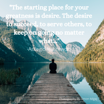 THE COMMENCEMENT CENTRALIZATION FOR YOUR GREATNESS IS YOUR DESIRE.