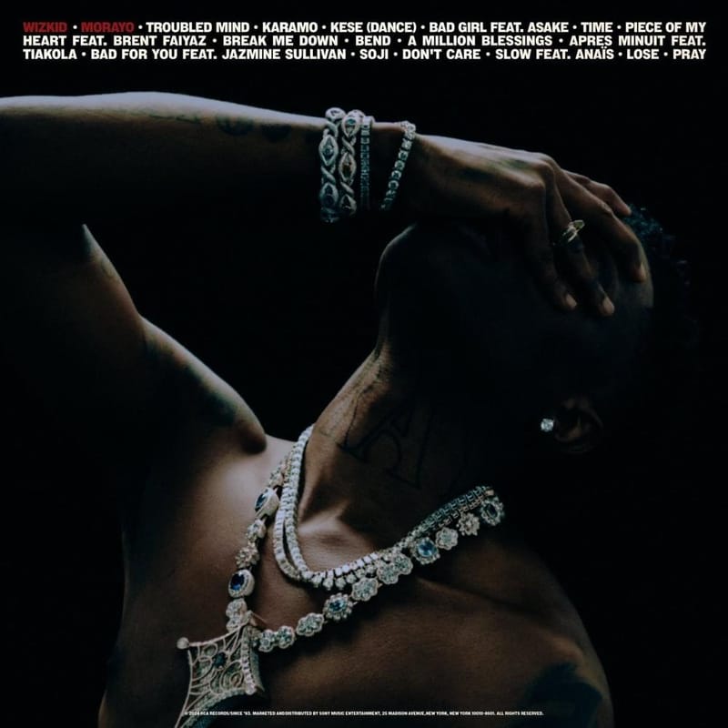 OUTSTANDING SONGTRACK FROM WIZKID NEW ALBUM ''MORAYO'' ;''TITLED - DON'TCARE''