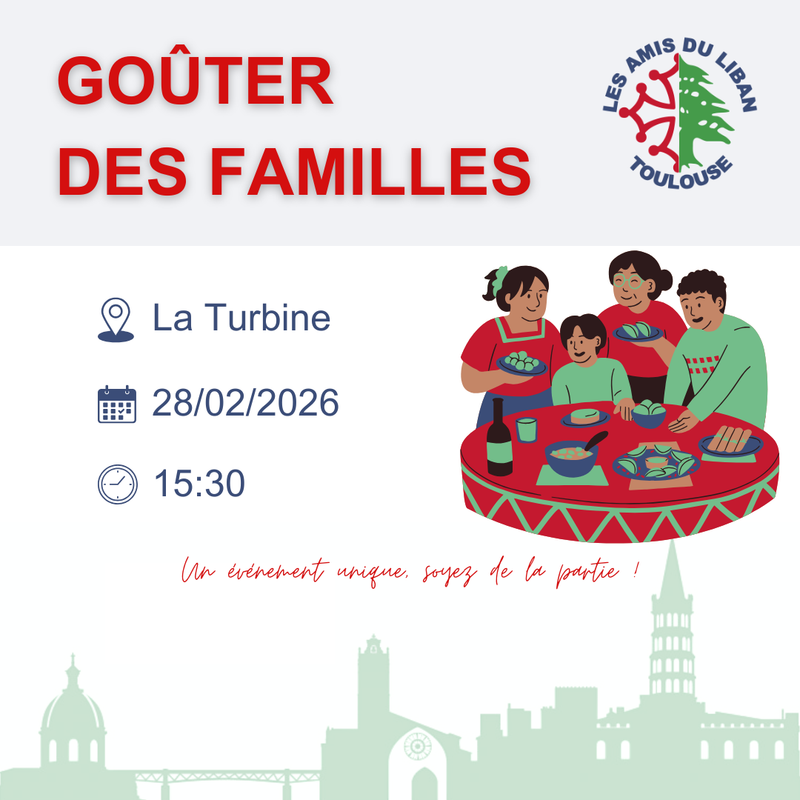 Gouter des Familles Libanaise à Toulouse