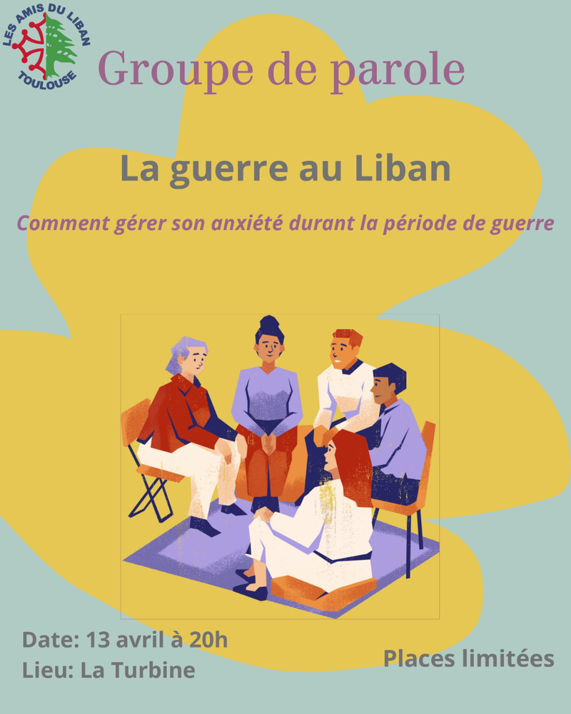 Groupe De Parole: Anxiété durant cette période difficile.