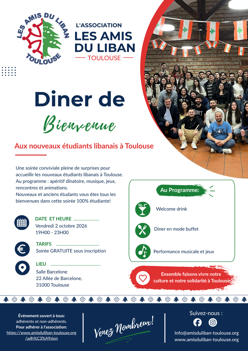Diner de bienvenue