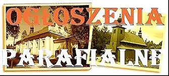 Ogłoszenia parafialne - 19.04.2026