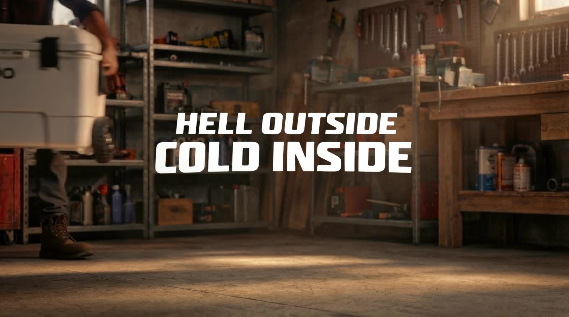 Igloo Ad -- Hell Outside Cold Inside