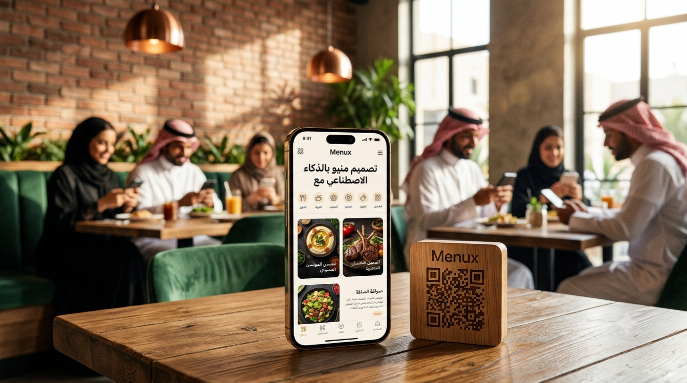 كيف غيرت تصميم منيو مطعمي بالذكاء الاصطناعي وضاعفت أرباحي؟