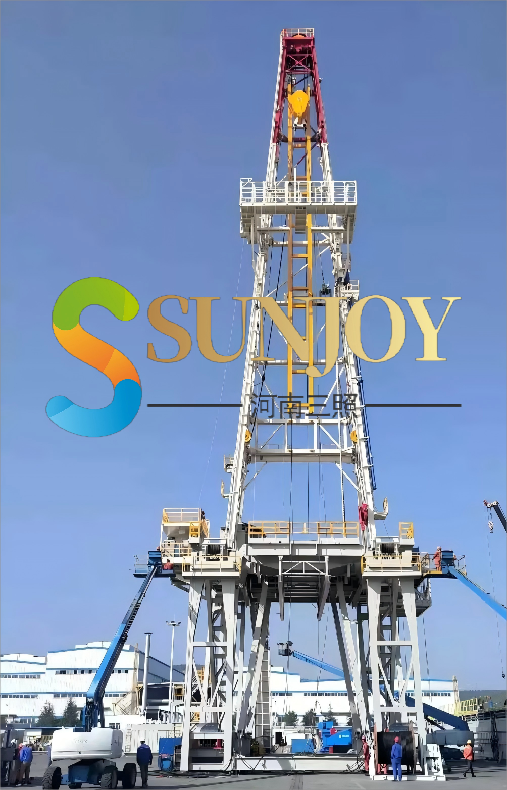 Onshore oil drilling rig