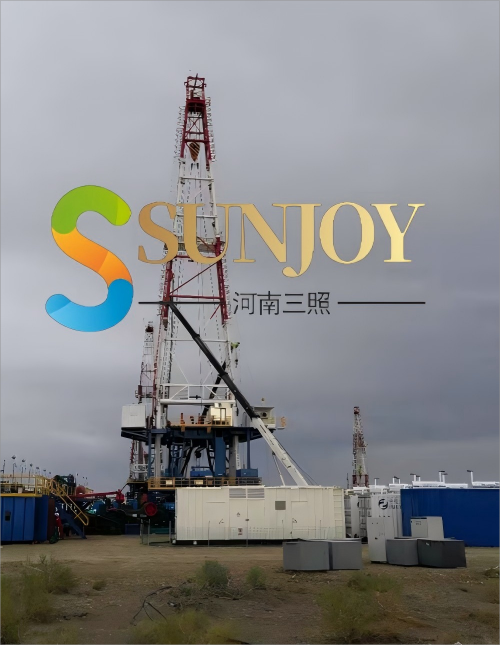 Onshore oil drilling rig