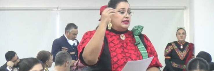 Encuentro de la mujer a caballo