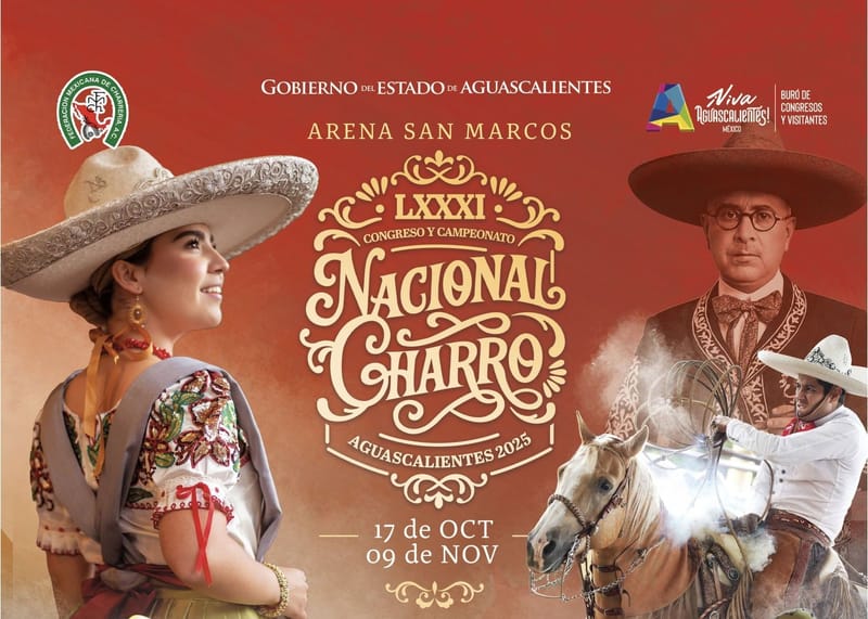 Programa de competencias LXXXI Nacional Charro Aguascalientes 2025