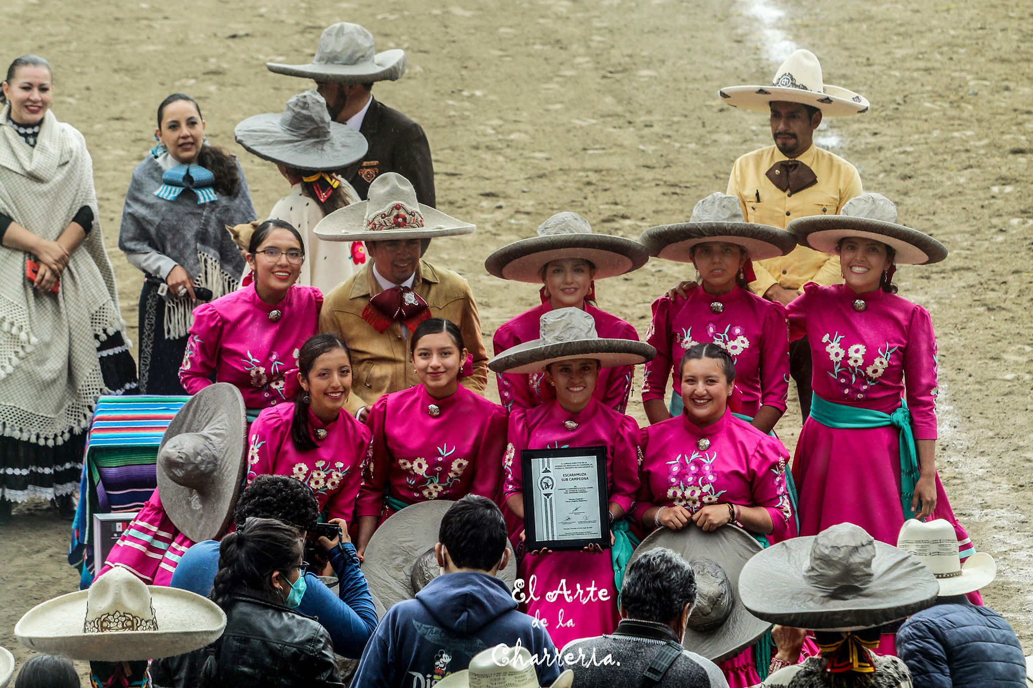 Sub Campeonas Estatales del Estado de Tlaxcala, Foto: Fuente El Arte de la Charrería