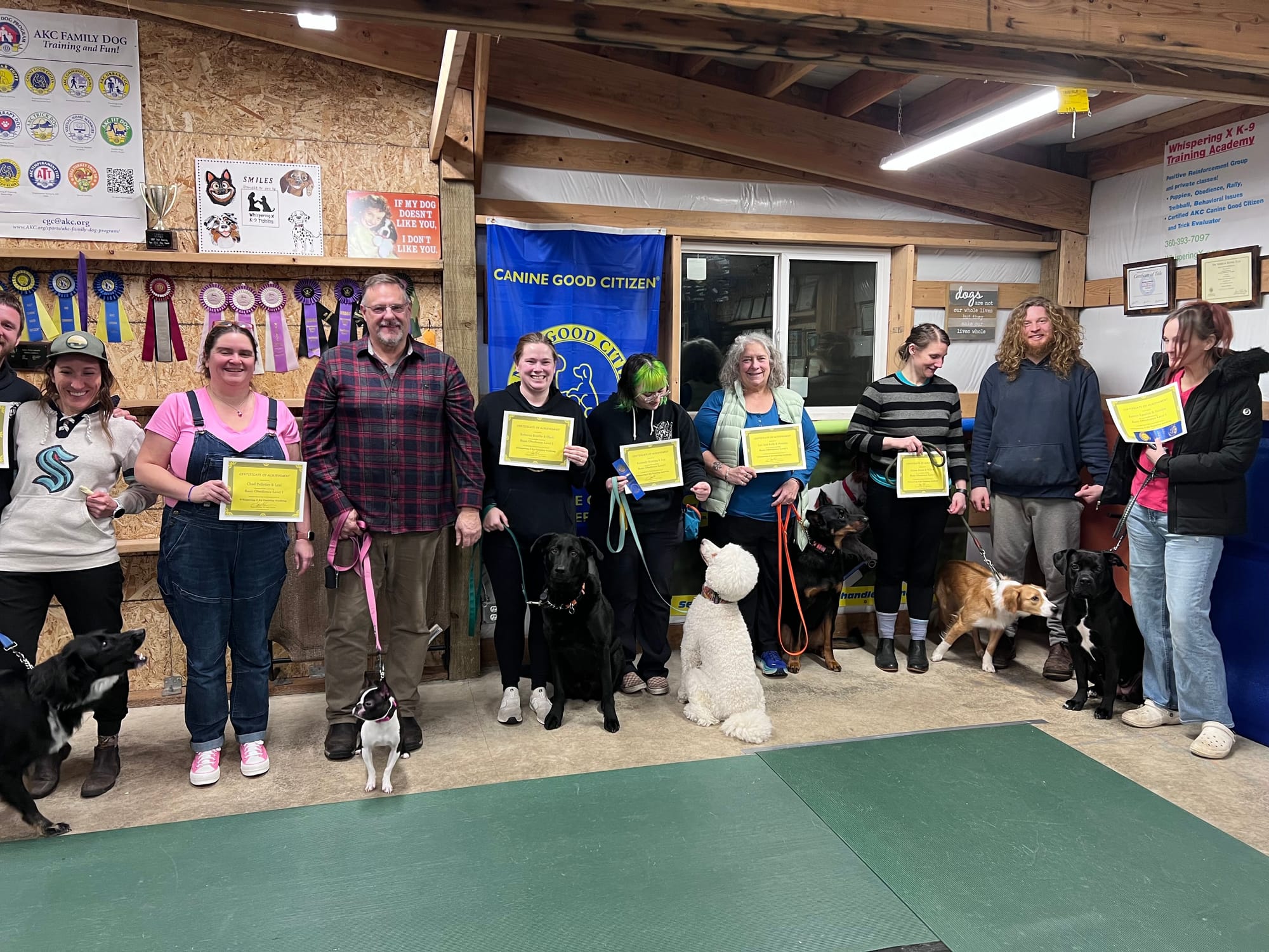 December 2024 - Komo, Lexi, Clark, Ava, Possum, Willow, Frankie