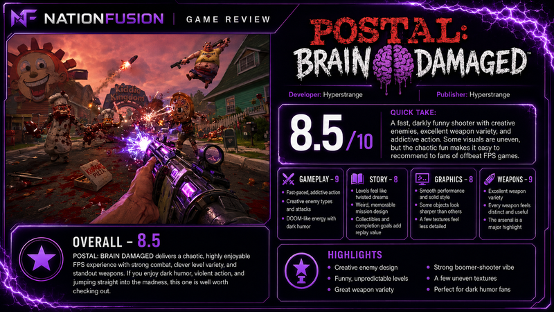 Postal Brain Damaged - Review