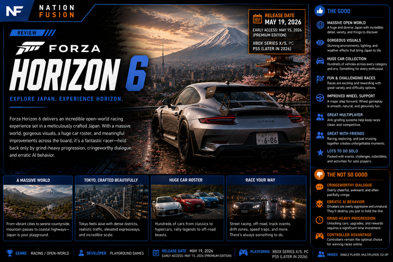 Forza Horizon 6 Review – A Beautiful and Addictive Open-World Racer