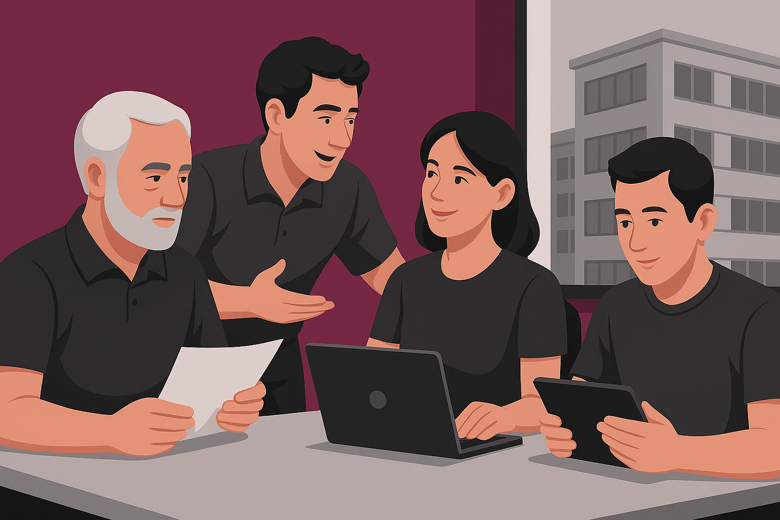 Generationen Mix im Unternehmen