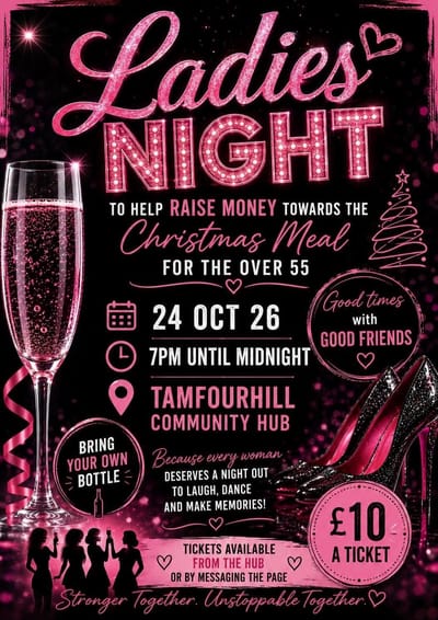 Ladies nights tickets are now available.