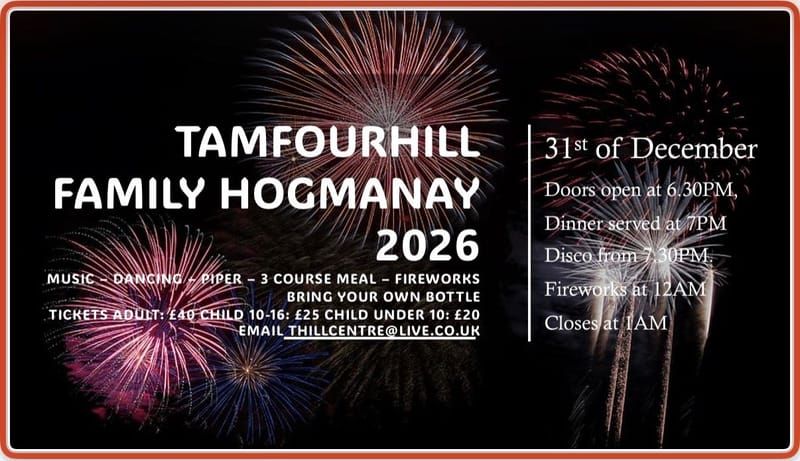 Family a Hogmanay night