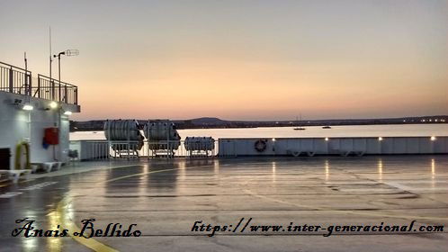 Amanecer en la bahia de Palma de Mallorca