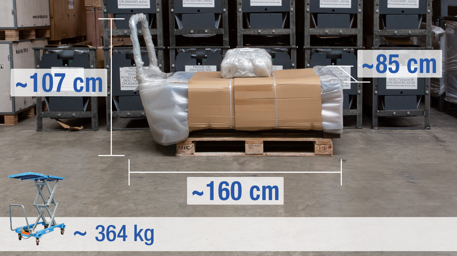 Dimensions and weight