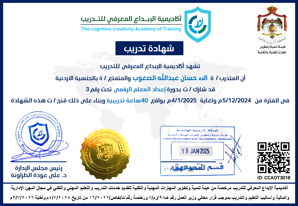 CCAOT3018