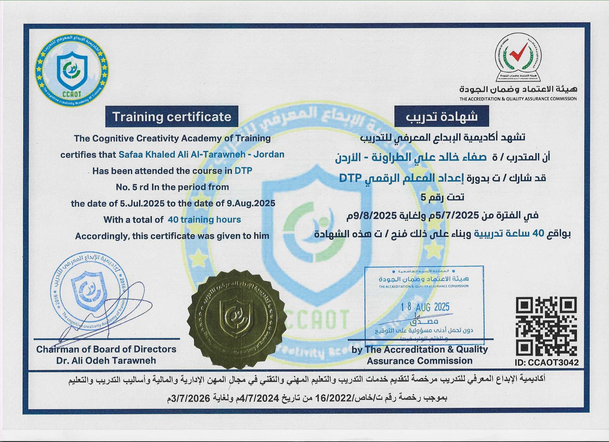 : CCAOT3042