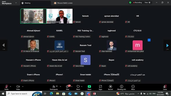 الأكاديمية تشارك في ورشة عمل حول معايير الإدارج المؤسسي في الإطار الوطني للمؤهلات عبر تقنية zoom