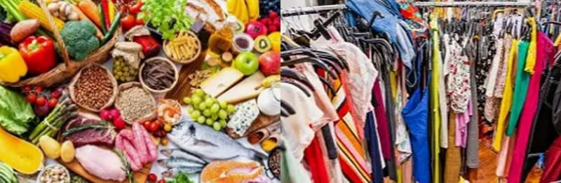 AIUTO ALIMENTARE E VESTIARIO