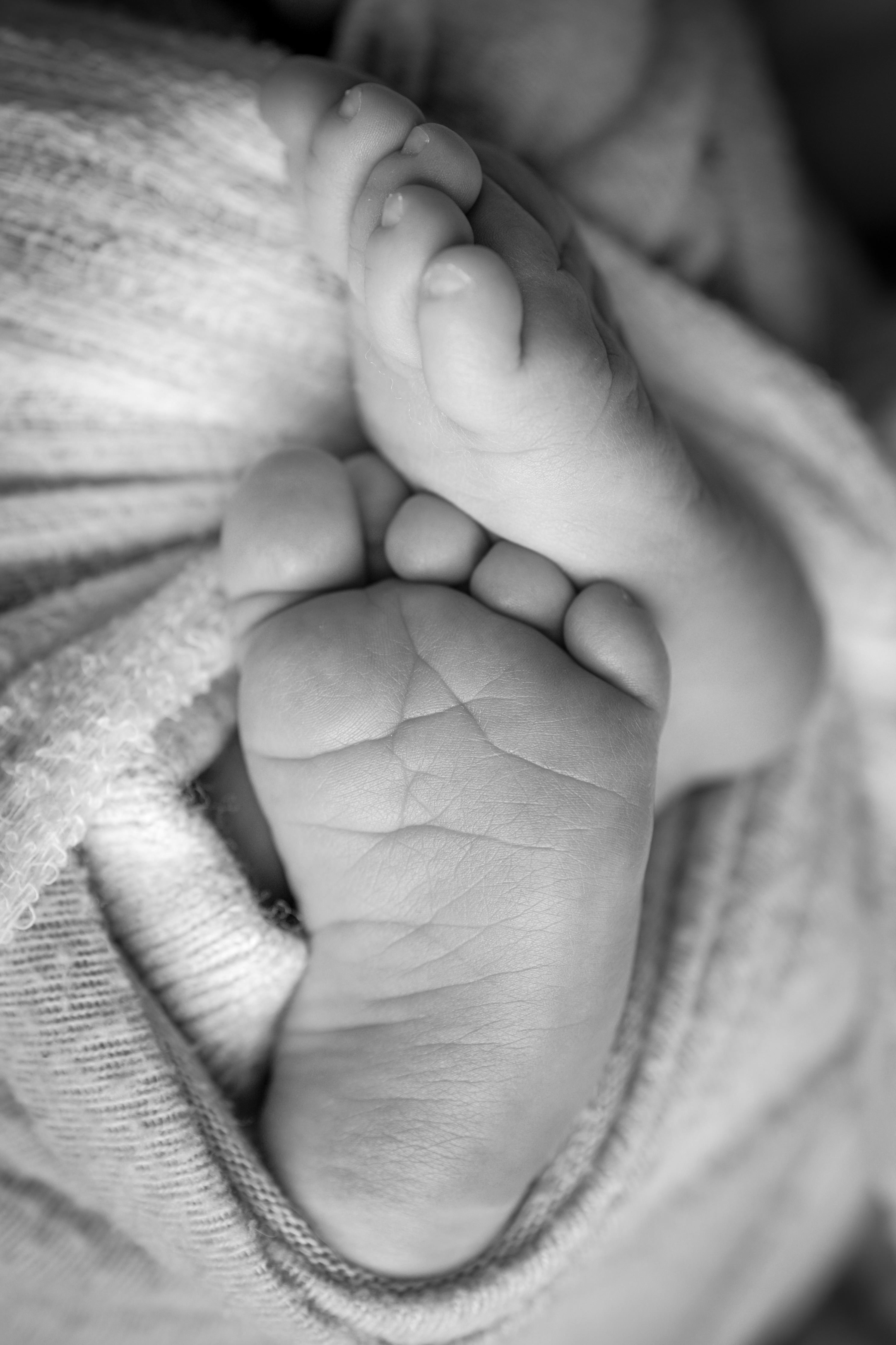 petits pieds de bébé à croquer