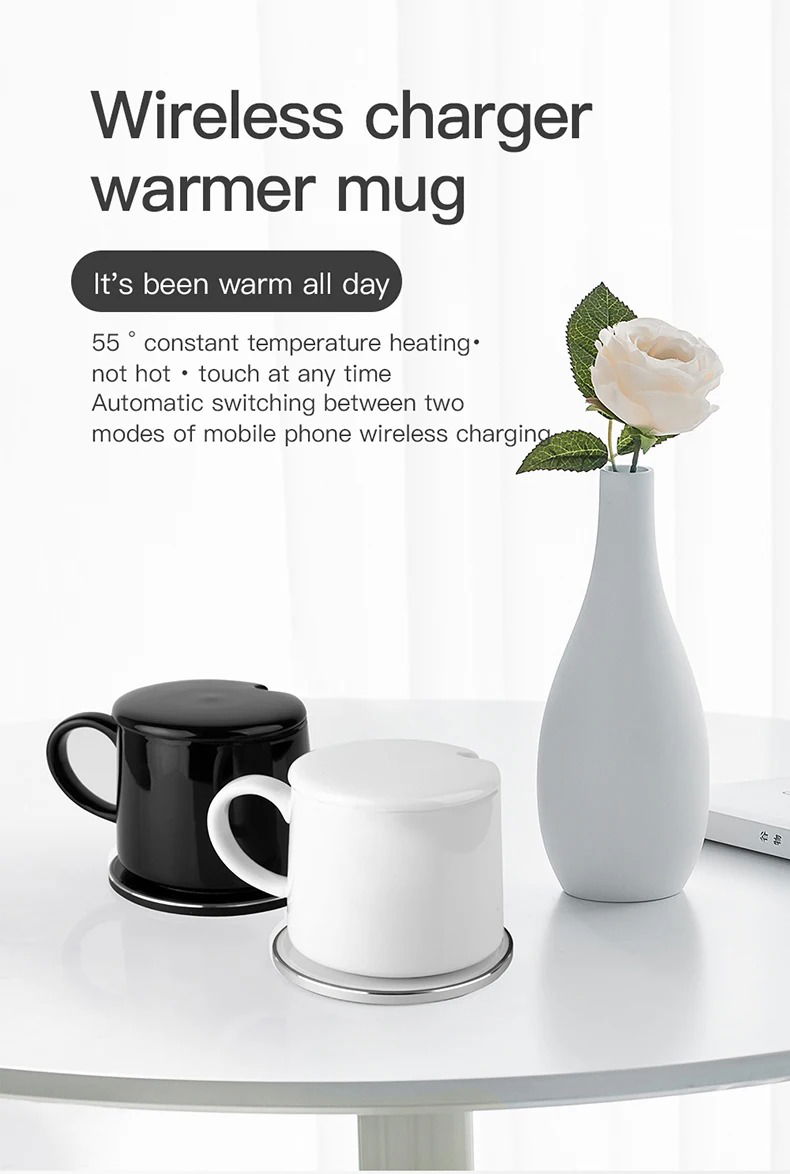 Warmer Mug with Phone Charger 