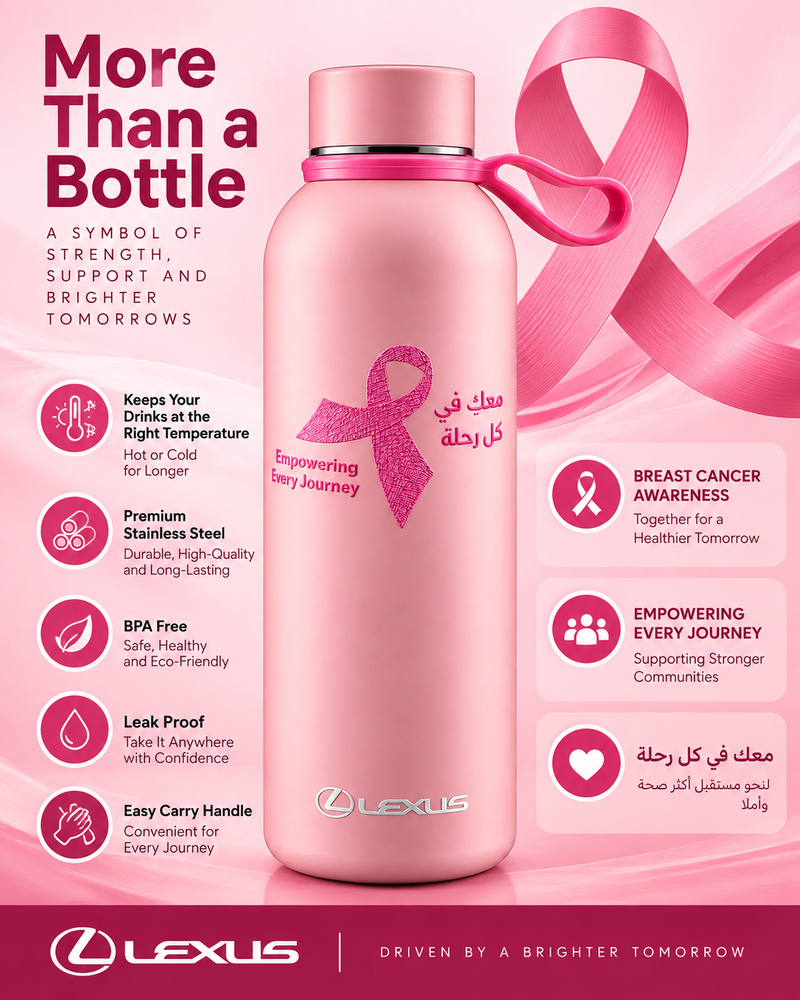 world cancer day water bottle
