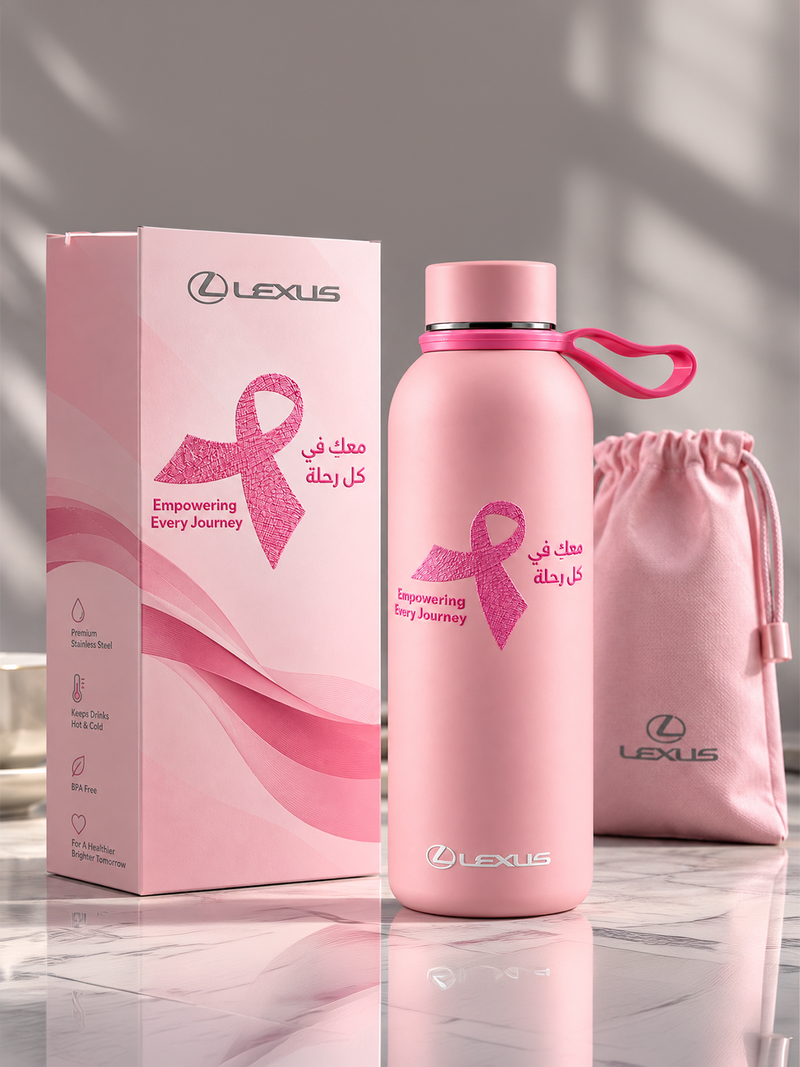 world cancer day water bottle
