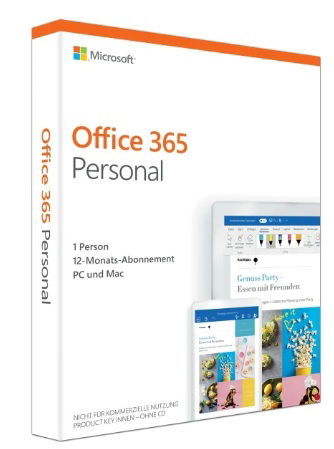 59.500,00 Akz - Microsoft Office 365 Pessoal * 1 ano