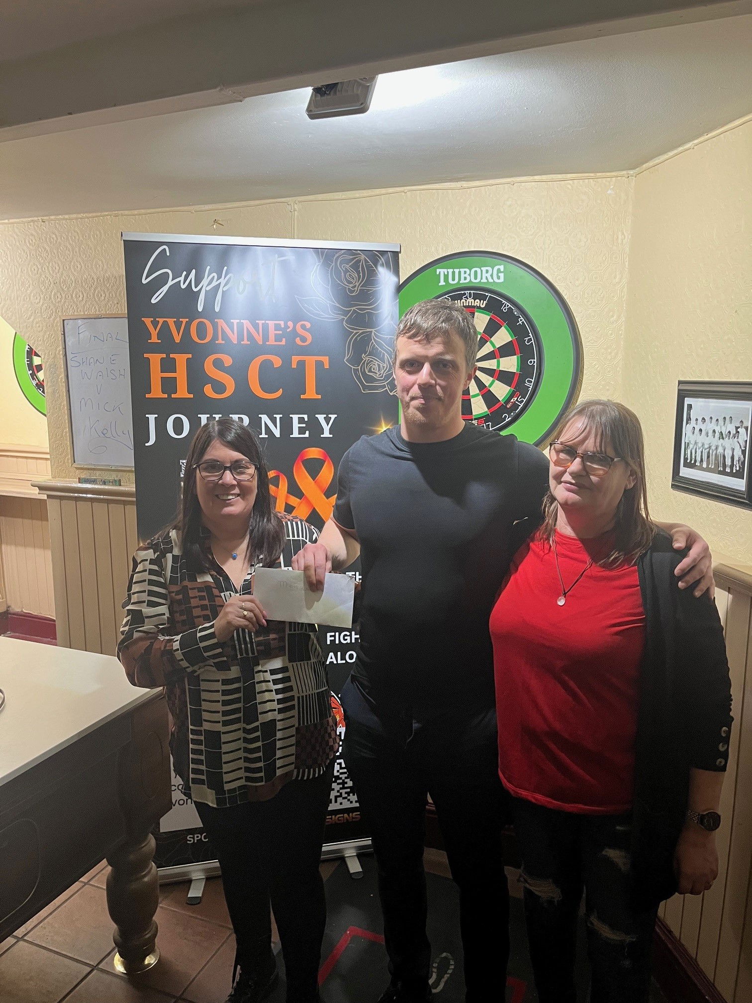 Mick Kelly - Winner of the Yvonne's HSCT Journey Fundraising Dart Tournament 2025