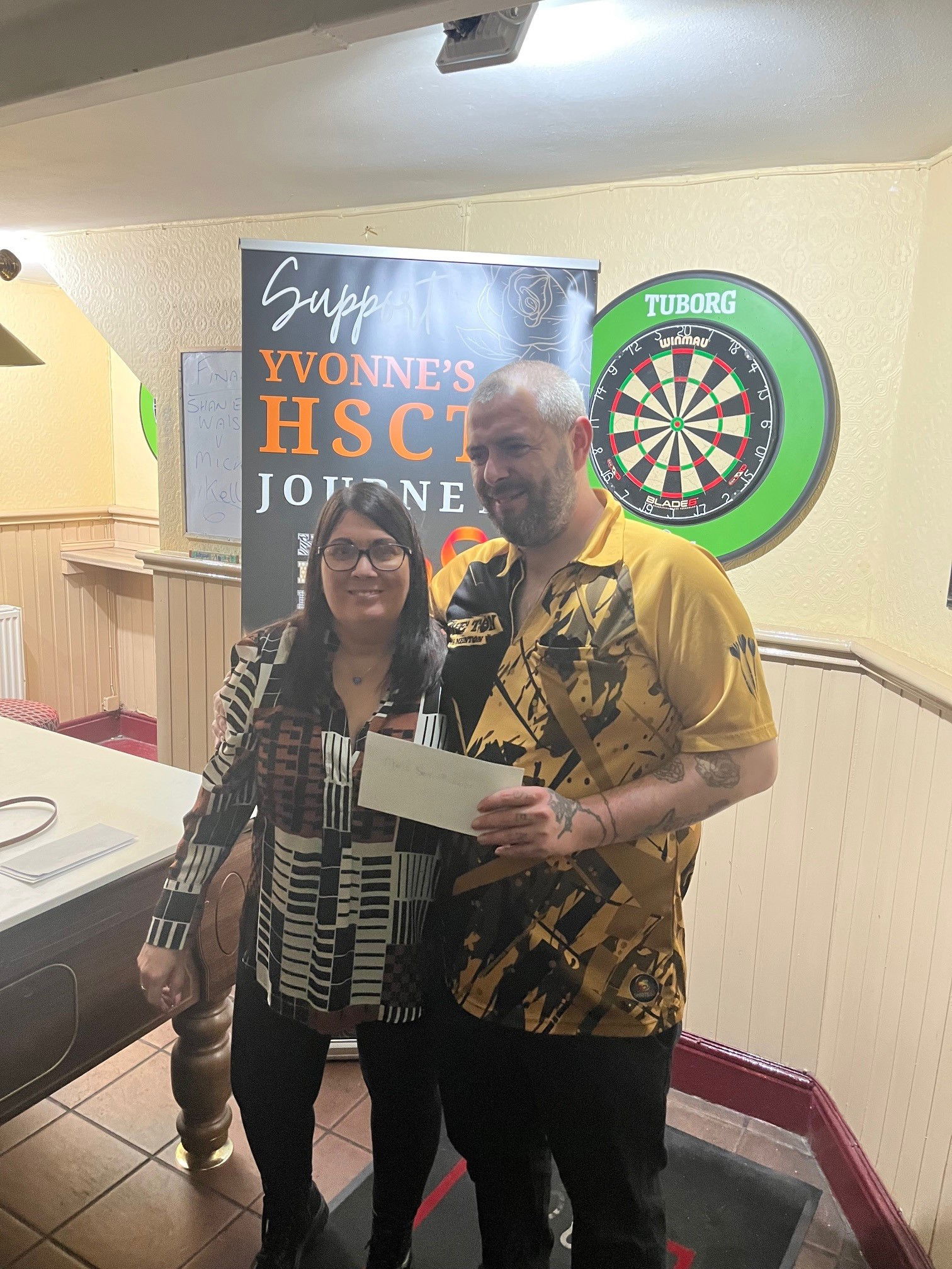 Chris Menton - Semi-Finalist in the Yvonne's HSCT Journey Fundraising Dart Tournament 2025